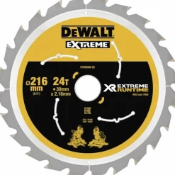 Lames de scie à onglet-diamètre 216 mm-XR Extreme Runtime DEWALT