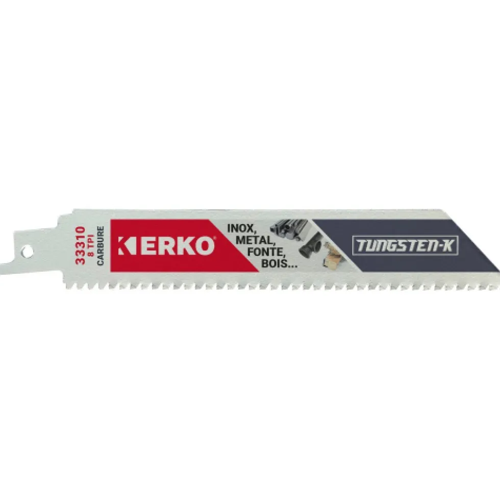Lames de scie sabre - carbure Tungsten-K - par 25 ERKO