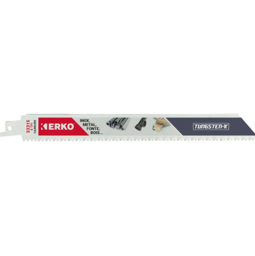 Lames de scie sabre - carbure Tungsten-K - par 25 ERKO
