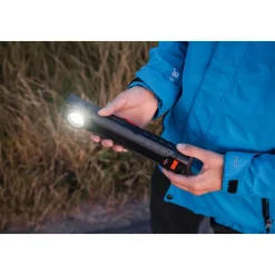 Lampe torche rechargeable avec fonction baladeuse dynamo HL 600 AD BRENNENSTUHL