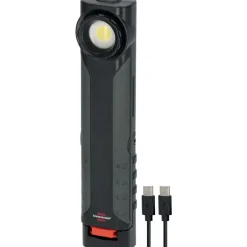 Lampe torche rechargeable avec fonction baladeuse dynamo HL 600 AD BRENNENSTUHL