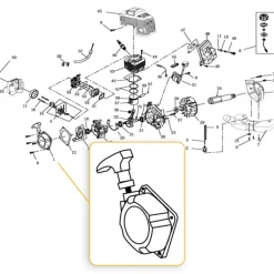 Lanceur pour motopompe auto-amorçante 2 temps - GPUMP 40 CAMPEON