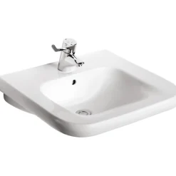 Lavabo céramique autoportant - carré - Matura 2 PORCHER
