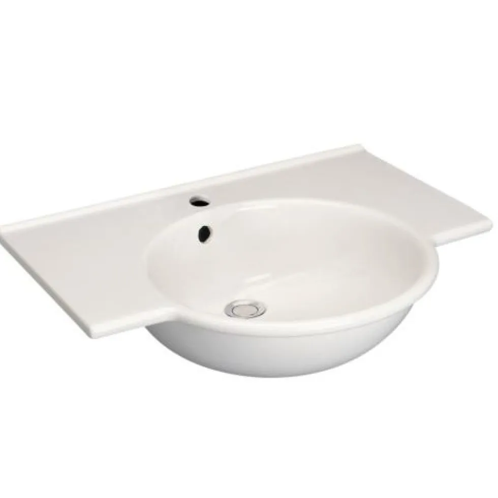 Lavabo-plan céramique - design et original - pour PMR - Sapho PORCHER