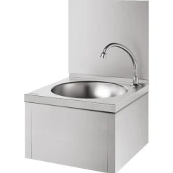 Lave-mains mural SXS - mécanique - commande au genou - inox DELABIE