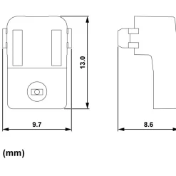 LED verte 1,5 mA 250 V à câbler - forte luminosité - Odace II SCHNEIDER