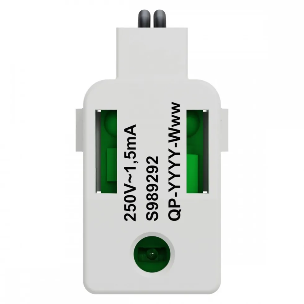 LED verte 1,5 mA 250 V à câbler - forte luminosité - Odace II SCHNEIDER