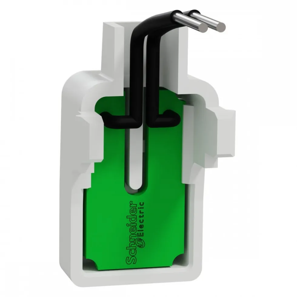 LED verte 1,5 mA 250 V à câbler - forte luminosité - Odace II SCHNEIDER