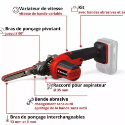 Lime à bande sans fil TE-BF 18 Li-Solo - Power X Change EINHELL