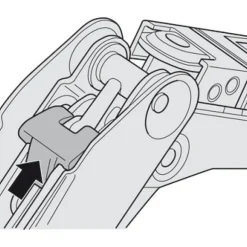 Limiteur d'angle pour ferrure de relevage Free Flap Mini KESSEBÖHMER
