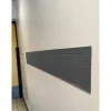 Lisse de protection murale fine striée - 10m x 180mm - gris WATTELEZ