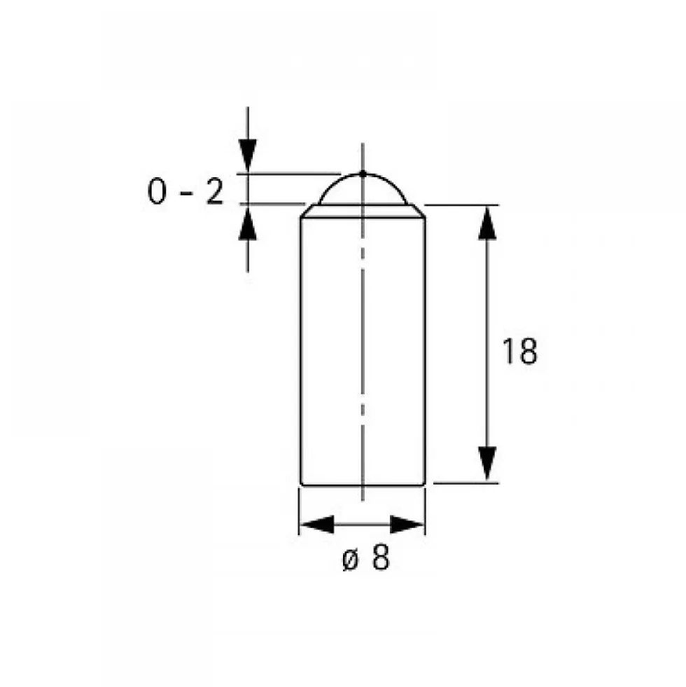 Loqueteau à bille en inox pour système Cadro HETTICH