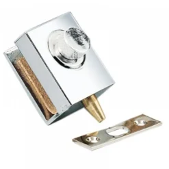 Loqueteau cavalier - verrouillage de miroiterie - à bouton - 1445 ASSA ABLOY
