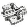 Lot charnière invisible à visser 110° Sensys 8645i - E 52 mm + embase cruciforme HETTICH