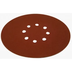 Lot de 6 abrasifs ponceuse diamètre 225mm - 8 trous - grain 120 PEUGEOT