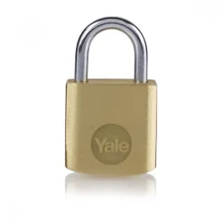 Lot de 4 cadenas en laiton s'entrouvrant - 20 mm - 4 clés incluses YALE