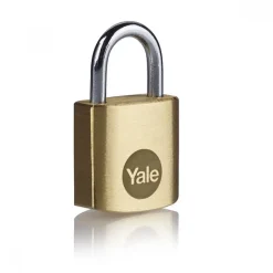 Lot de 2 cadenas laiton s'entrouvrant - 20 mm - 3 clés incluses YALE