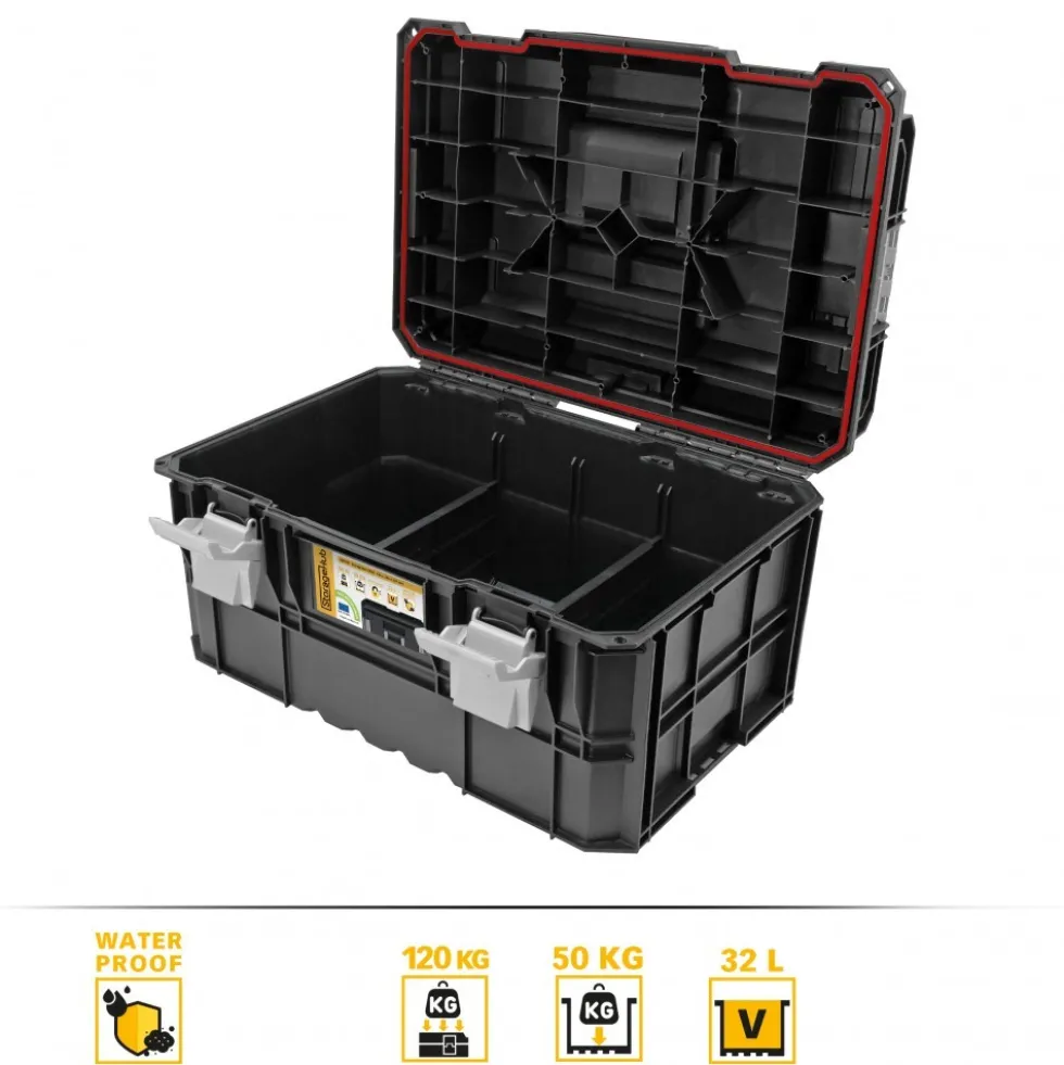 Lot de 3 caisses de transport STORAGEHUB 12L, 32L et 65L PEUGEOT
