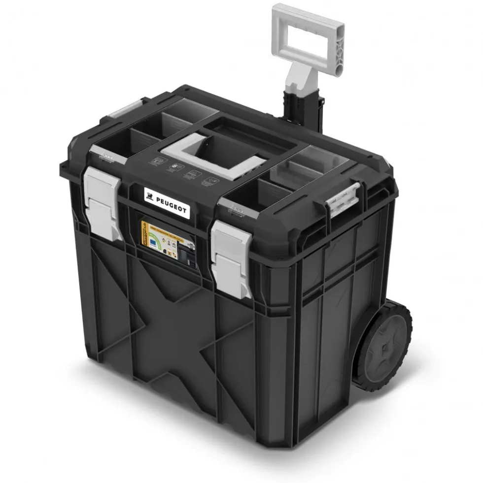 Lot de 3 caisses de transport STORAGEHUB 12L, 32L et 65L PEUGEOT