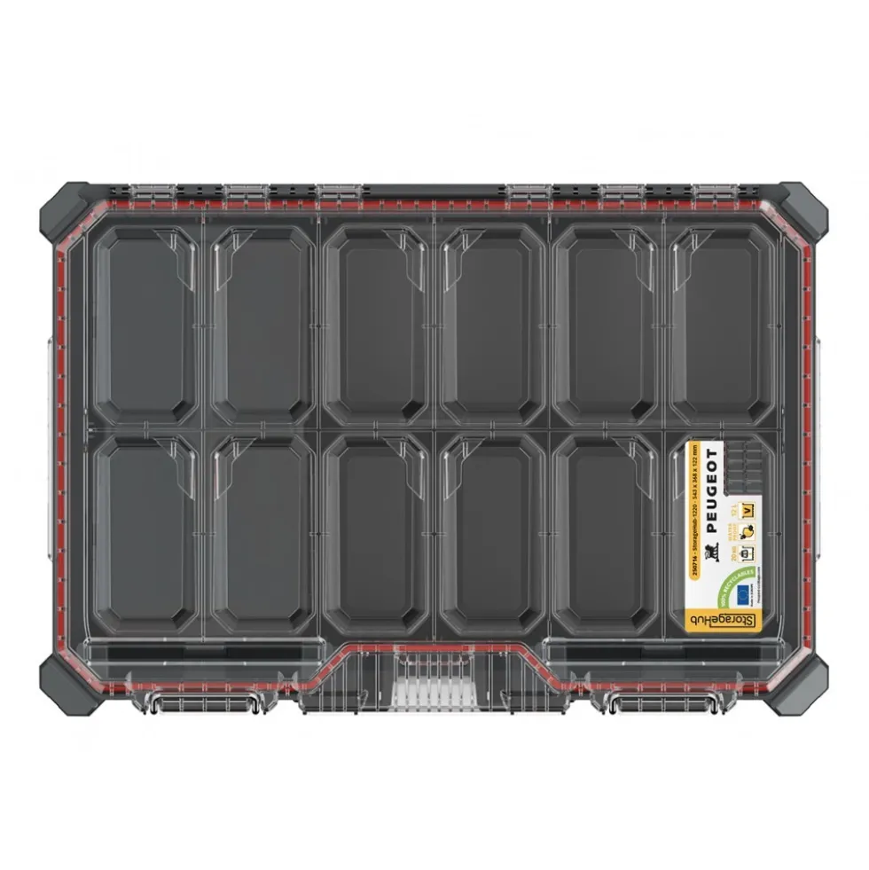 Lot de 3 caisses de transport STORAGEHUB 12L, 32L et 65L PEUGEOT