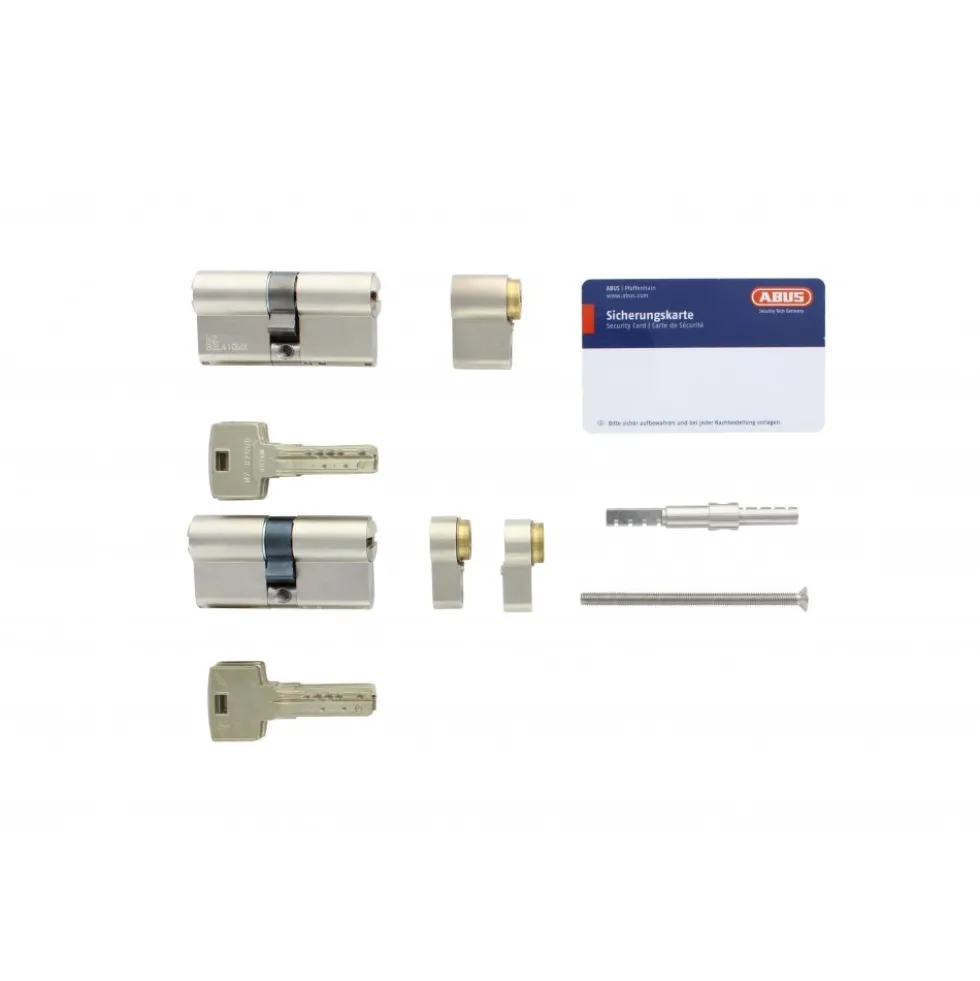 Lot de 2 cylindres s'entrouvrant - modulable - Bravus 1000 modular MX ABUS