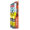 Lot de 2 mastic-colles Fix All Turbo - 2 x 290 ml + canule - blanc SOUDAL