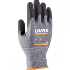 Lot de 10 paires de gants anticoupure niveau D athletic D5 XP - gris UVEX