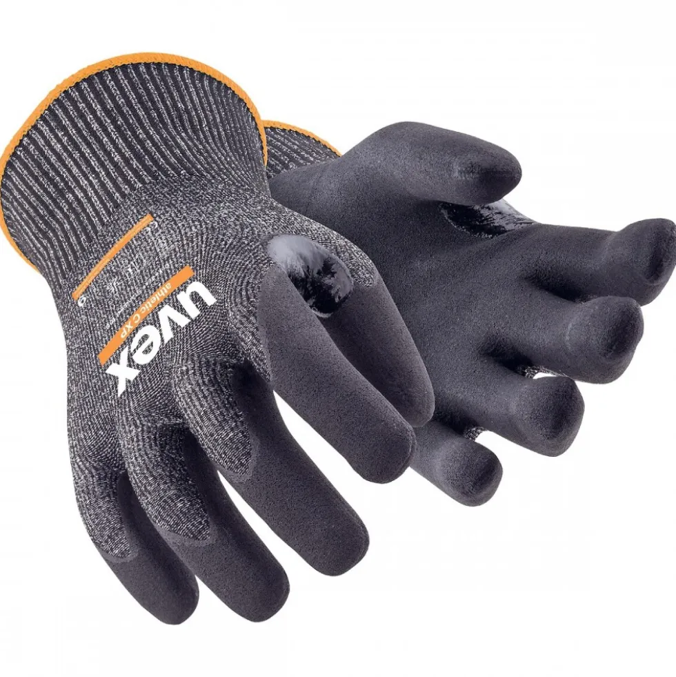 Lot de 10 paires de gants anticoupure niveau C athletic C XP - gris UVEX
