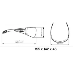 Lunettes de protection incolores anti-buée et anti-rayure X-Fit UVEX
