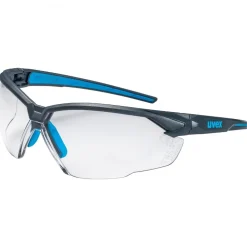 Lunettes de protection suXXeed antibuée anti-rayure -bleu et gris -x5 UVEX