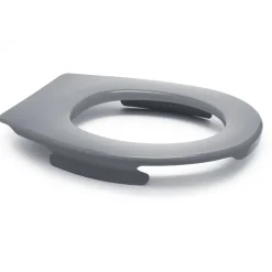 Lunette wc clipsable - 100 % hygiénique - gris PAPADO