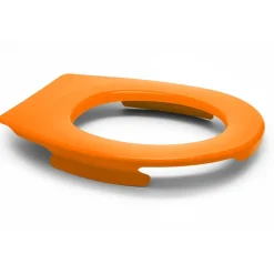 Lunette wc clipsable - 100 % hygiénique - orange PAPADO