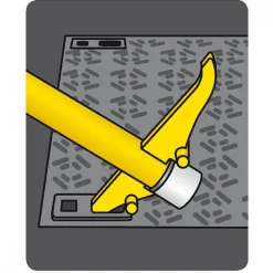 Lève-plaques Télécom ergonomique Nanovib® LEBORGNE
