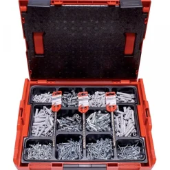 Mallette de chevilles nylon fixation tous matériaux L-Boxx FISCHER