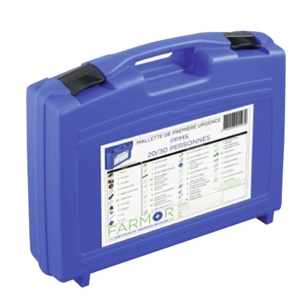 Mallette de secours PPMS - 20/30 personnes FARMOR