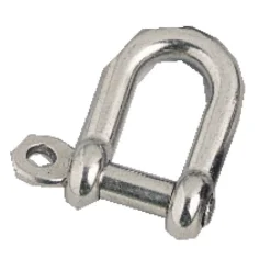 Manilles droites à piton à oeil inox - par 2 PRAMAC