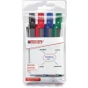 Marqueurs rétractables - pour tableau blanc - assortiment - E-12 EDDING