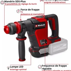 Marteau perforateur Pro TP-DH 18/4 Li BL-Solo - Power X-Change EINHELL PROFESSIONAL