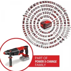 Marteau perforateur sans fil TP-HD 18/26 D Li BL-Solo - Power X-Change EINHELL PROFESSIONAL