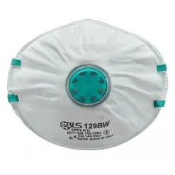 Masque jetable à valve FFP2 RD - 129BW - boîte de 15 BLS