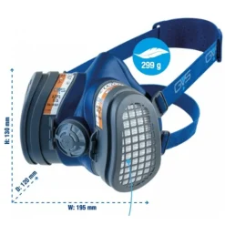 Masque respiratoire réutilisable Elipse et filtres A2-P3 RD taille M/L GVS