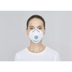 Masques respiratoires coqués avec valve FFP3 BLS 103 V NR D - x10 BLS