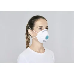 Masques respiratoires coqués avec valve FFP3 BLS 103 V NR D - x10 BLS