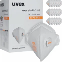 Masques respiratoires jetables - FFP2 - avec soupape - Silv Air C 3210 UVEX