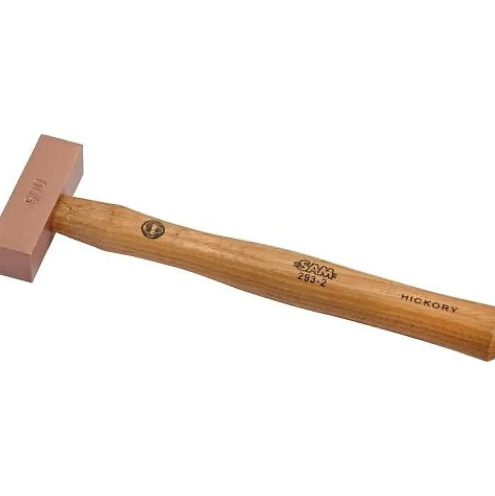 Massette cuivre - manche bois Hickory SAM OUTILLAGE