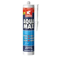 Mastic-colle polymère - sans solvant - cartouche 425 gr - Aqua Max® GRIFFON