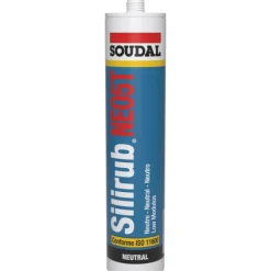 Mastic silicone translucide - façade et vitrage - Silirub Neo5T SOUDAL