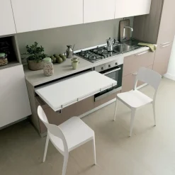 Mécanisme de table extractible sous tiroir LUNCH + caches + charnières Atim