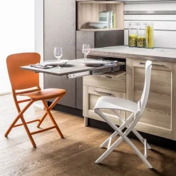 Mécanisme de table extractible sous tiroir LUNCH + caches + charnières Atim