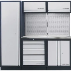 Meuble d'atelier modulaire 3 éléments plan de travail au choix MOBILIO KRAFTWERK